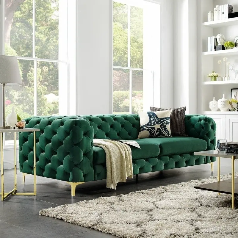 Royal Green Chester field sofa