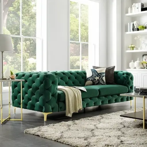 Royal Green Chester field sofa