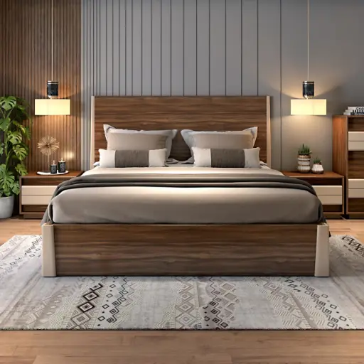 wooden Bed