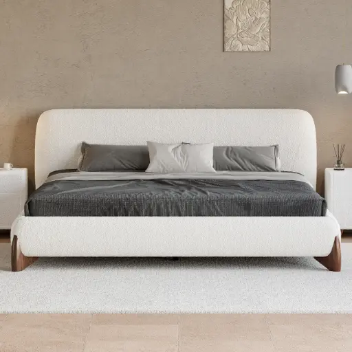 boucle Bed